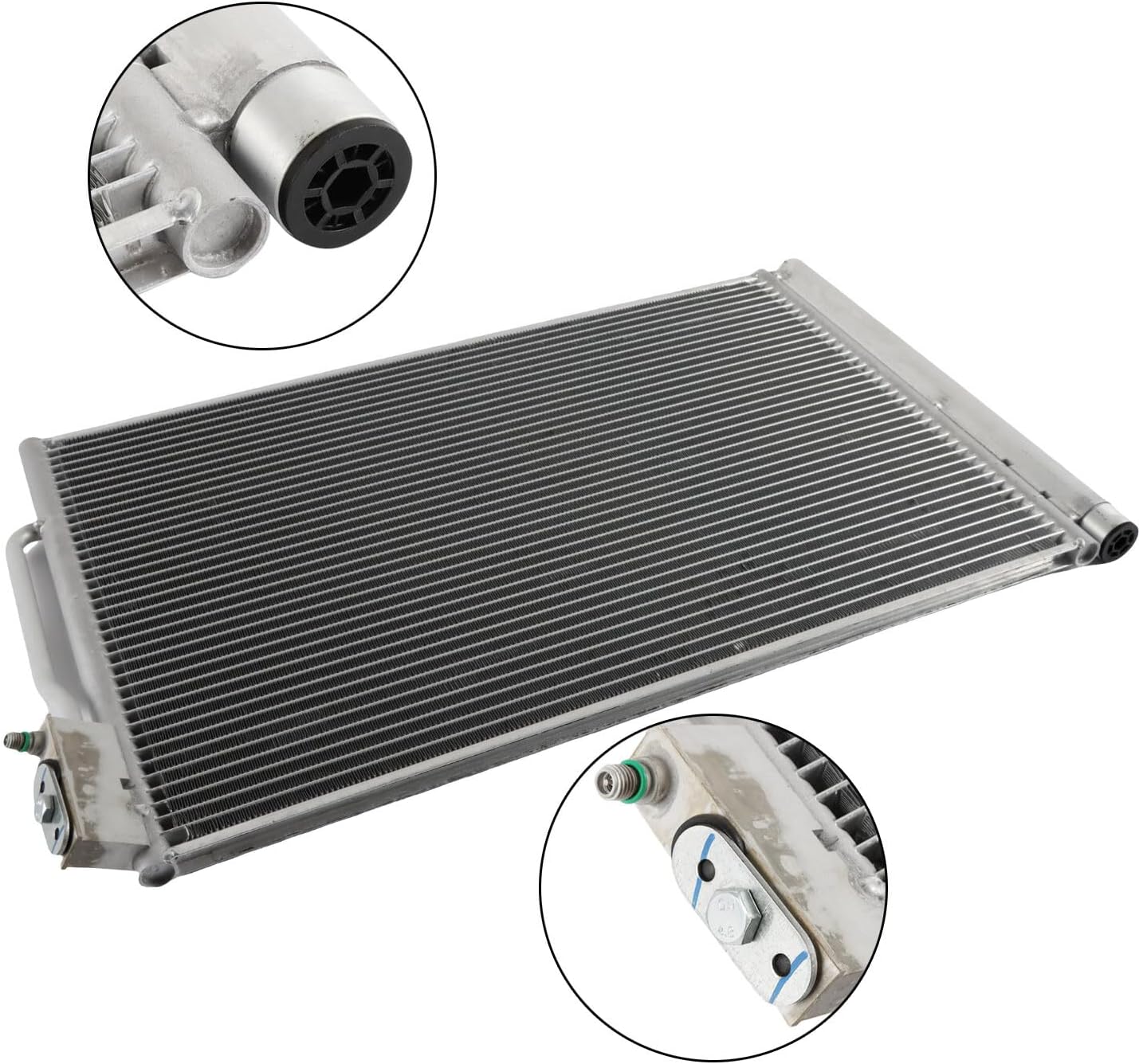 ya 2 8.15 AC Condenser for 2016-2020 for Chevy Malibu 2017-2019 for Buick LaCrosse Aluminum