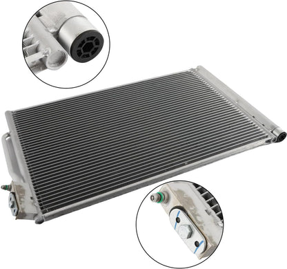 ya 2 8.15 AC Condenser for 2016-2020 for Chevy Malibu 2017-2019 for Buick LaCrosse Aluminum