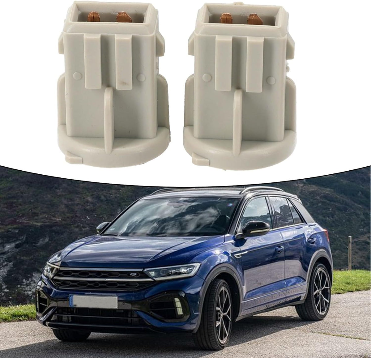 ya 13 9.15 baidi WV For Transporter T4 Compatible Pair of Side Lamp Holders from 1990 2003