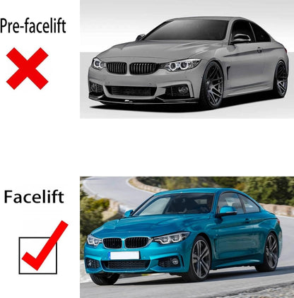 ya 9 10.24 For 2018-2020 for BMW 4 Series F32 F33 F36 M4 Pair Front Headlight Lens Clear Cover