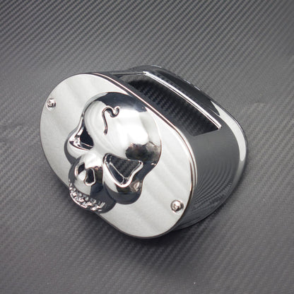 ya 6 8.14 Motorcycle Chrome Skull Tail Light Collar Cover for Harley Touring FLHRC FLHTC