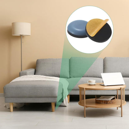 ya 26 10.21 baidi 20-Pack Furniture Sliders, 3/4 Diameter PTFE Self-Adhesive Glides [Grey]