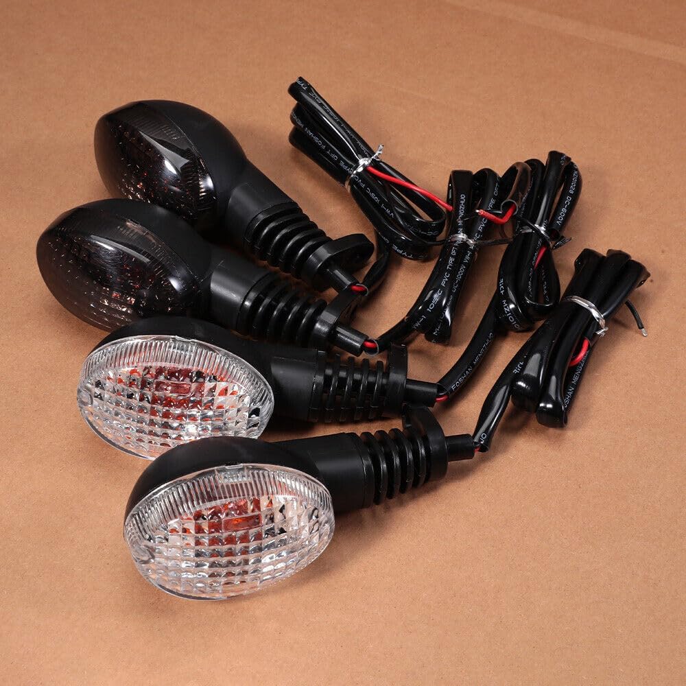 ya 4 8.10 Front/Rear Turn Signals Light Indicator for Kawasaki KLX250S KLX300SM Ninja 250R