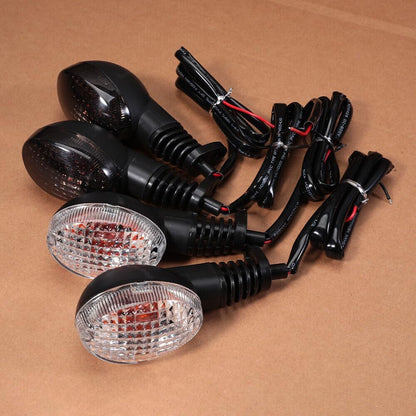 ya 4 8.10 Front/Rear Turn Signals Light Indicator for Kawasaki KLX250S KLX300SM Ninja 250R