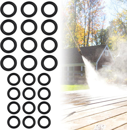 ya 26 10.21 baidi 50 Pressure Washer O Rings Hose Ring Kit for 1/4 3/8 M22 Quick Connect Coupler