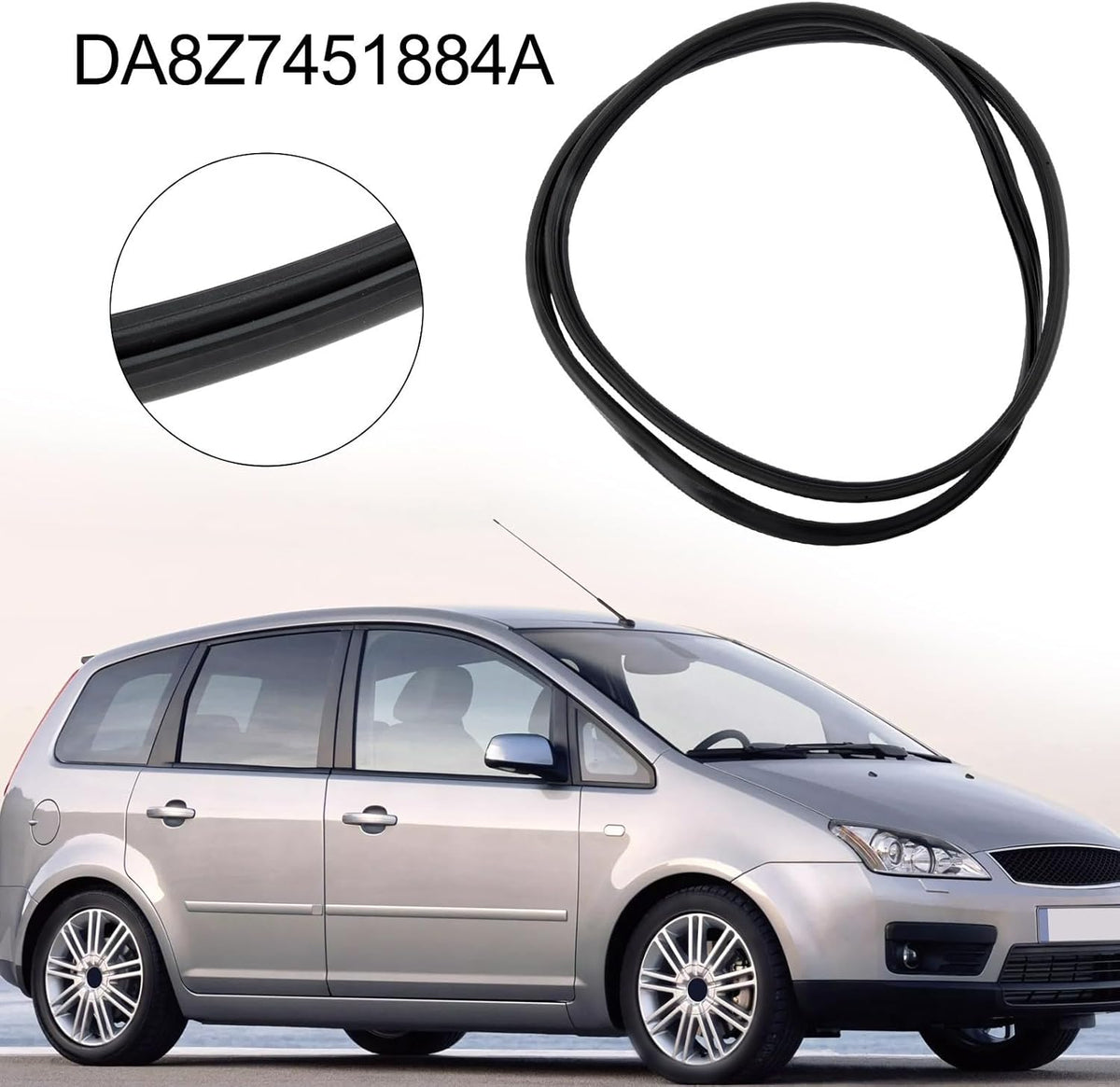 ya 11 9.14 baidifor for Ford For Focus MK2 MK3 Sunroof Cover Seal Strip Rubber Weatherstrip 0519