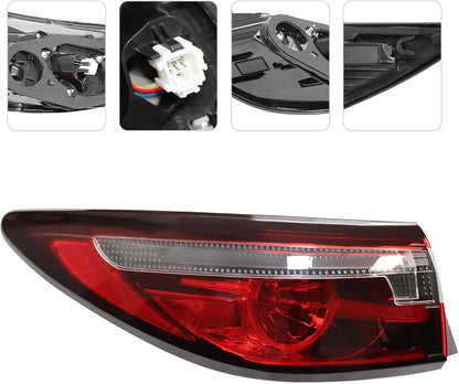 ya 9 10.24 Right Tail Light for Mazda 6 ATENZA 2018-2022 Passenger Rear Brake Lam New