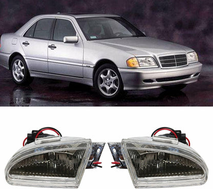 ya 4 8.24 baidi Fit for Mercedes-Benz C Class W202 Fog light Front Turn signal Fog Lamp 1994-2004 AT