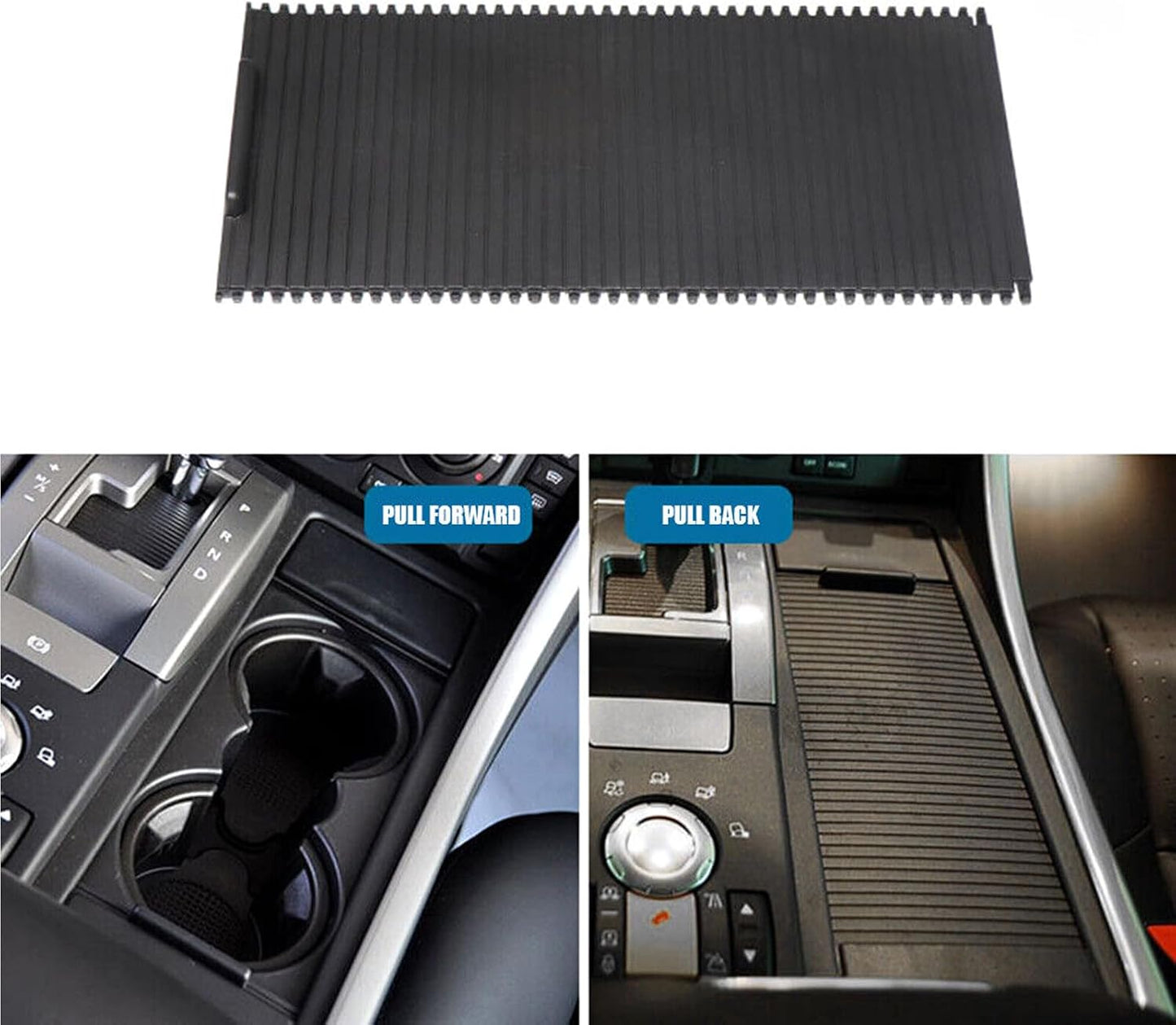 ya 5 8.10 Center Console Cup Holder Cover Sliding Roller Blind for Range for Rover Sport