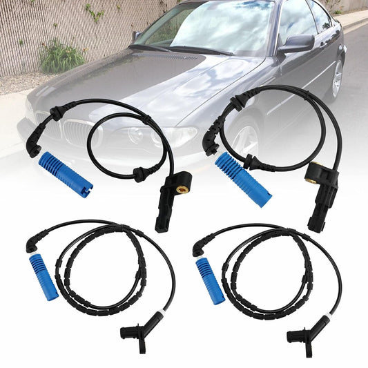 ya 14 9.20 zhengce 4 ABS Wheel Speed Sensor Front Rear Left&Right for 325CI 325I 330CI 330I U-1