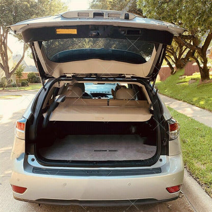 ya 2 8.15 1x for Lexus RX RX350 RX450H 10-15 Trunk Security Cargo Cover Shade Shield Beige