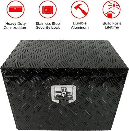 ya 5 8.10 24 X17 X18 Aluminum 5 Bar Tread Tool Box Truck Car Outdoor Trailer Pickup Box
