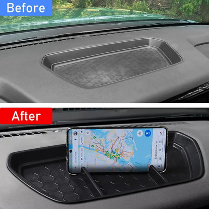 ya 5 8.10 Fits 2022-2024 for Nissan Frontier PVC Dashboard Storage Tray Organizer Phone Holder
