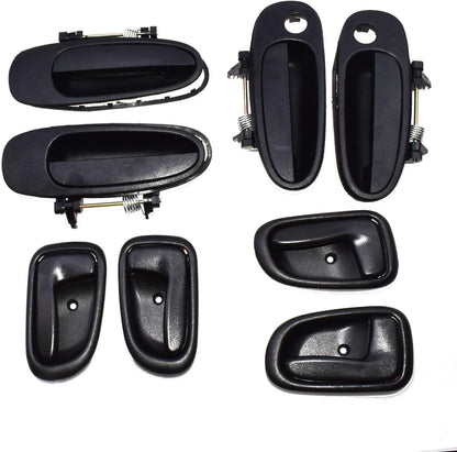 ya 2 8.15 Door Handle Black Outside Black Inside Kit Set 8 for Toyota for Corolla 6920512130