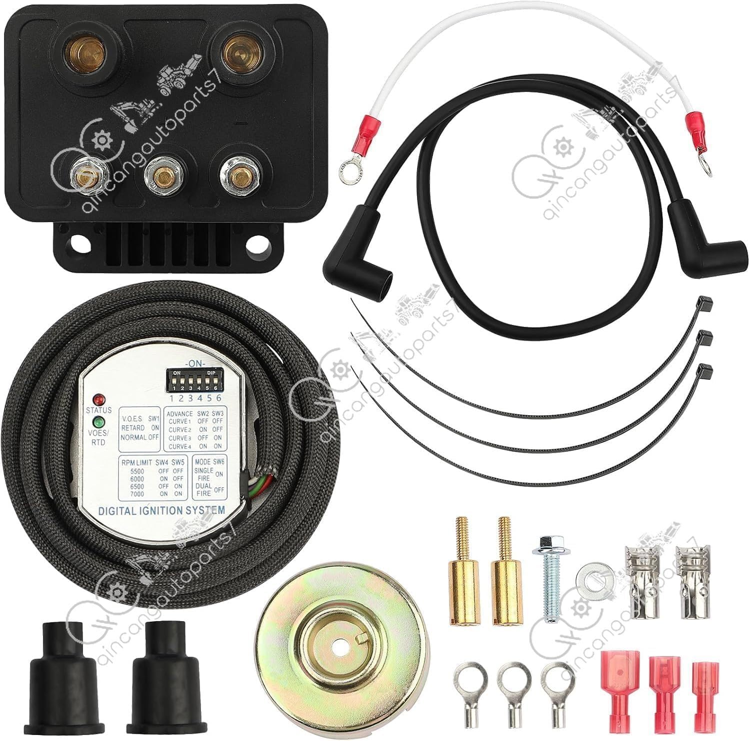 ya 6 8.24 baidi 53-660 Single Ignition Programmable Kit Fits Big Twin Models 1970-1999