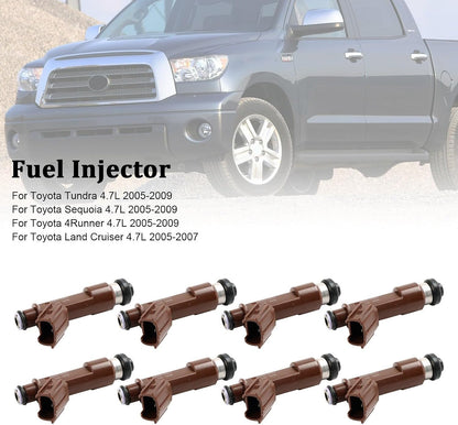 ya 14 9.20 zhengce 8PCS Fuel Injector 23250-50060 for TUNDRA SEQUOIA 4RUNNER for GX470 LX470-1