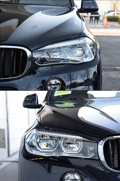 ya 10 9.16 zhengce HEADLIGHT GLASS HEADLIGHTS GLASS ADHESIVE LEFT for BMW X5 F15 X6 F16 2014-2