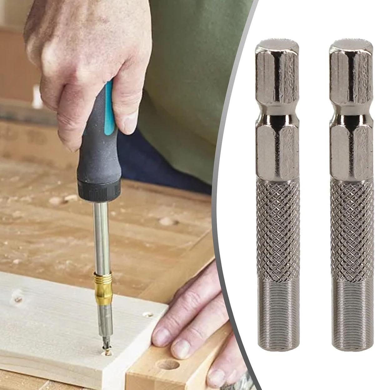 ya 26 10.21 baidi 1/4 Hex Shank Adapter for 4mm Electric Screwdriver Socket-2