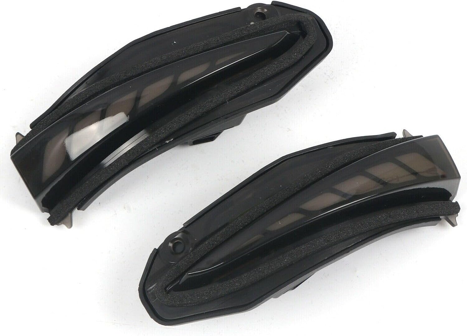ya 4 8.14 LED Smoked Sequential Side Mirror Turn Signal Lights for 15-19 for Toyota Highlander