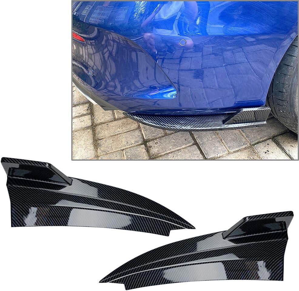 ya 2 8.15 Rear Bumper Canard Splitter Side Vent Kit For 2015-2021 for for benz C-Class W205 Coupe