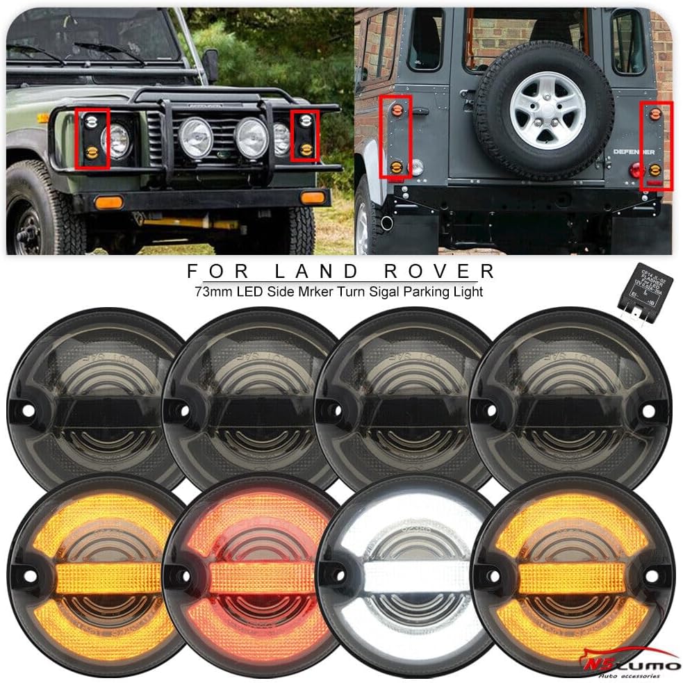 ya 7 8.24 baidi for Land Rover for Defender 90 110 130 Upgrade Kit LED Turn Signal Stop Tail Light 