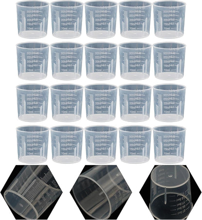ya 14 9.20 baidi Measure C Scales Cup Light Weight Plastic Transparent 10ml/20ml/30ml-1