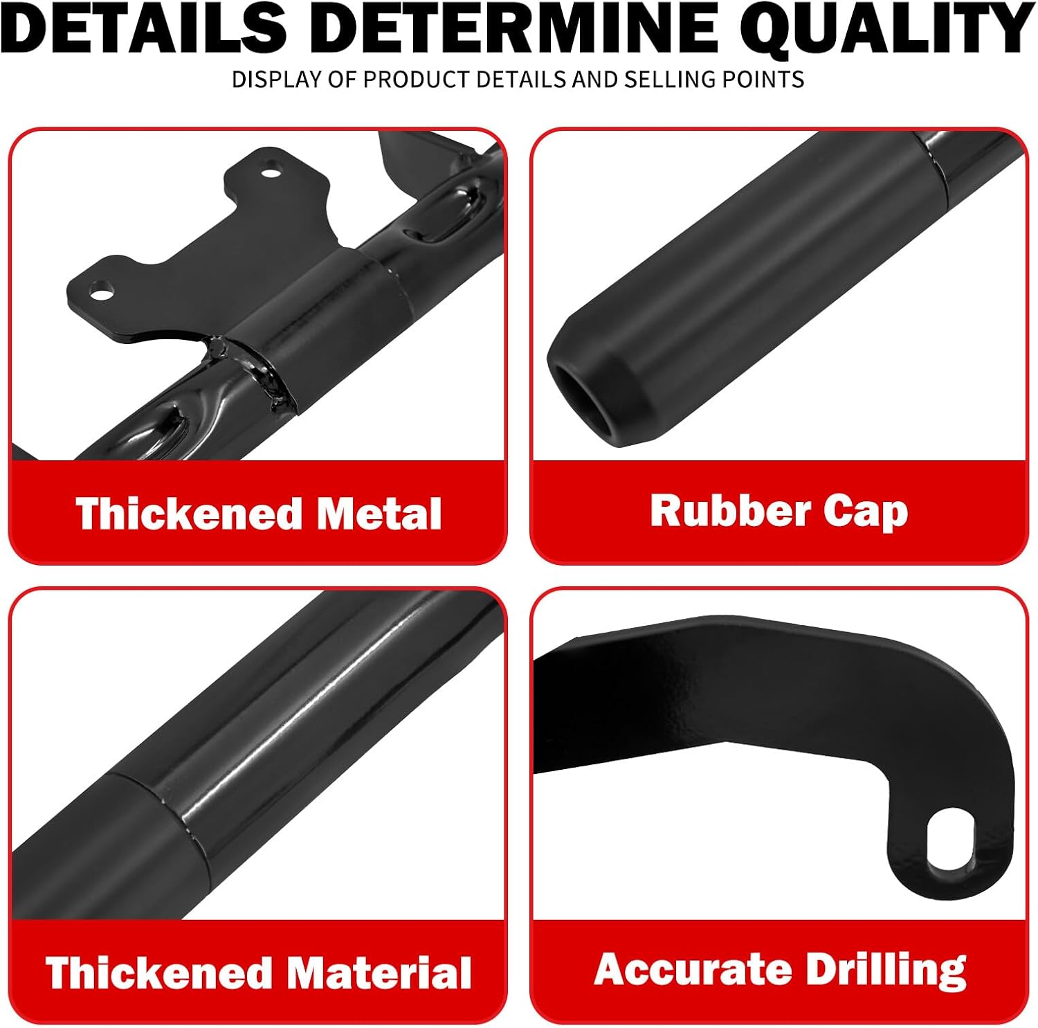 ya 5 8.24 baidi Black Front Engine Guard Crash Bars for Harley Touring Road Street Gilde 14-2023