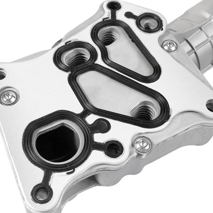 ya 12 10.8 baidi Aluminum Engine Oil Cooler Filter Housing Assembly Adapter with Gasket