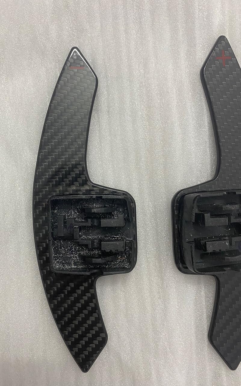 ya 5 8.10 for Corvette C7 Camaro Steering Wheel Carbon Fiber Paddle Shifter 2014+
