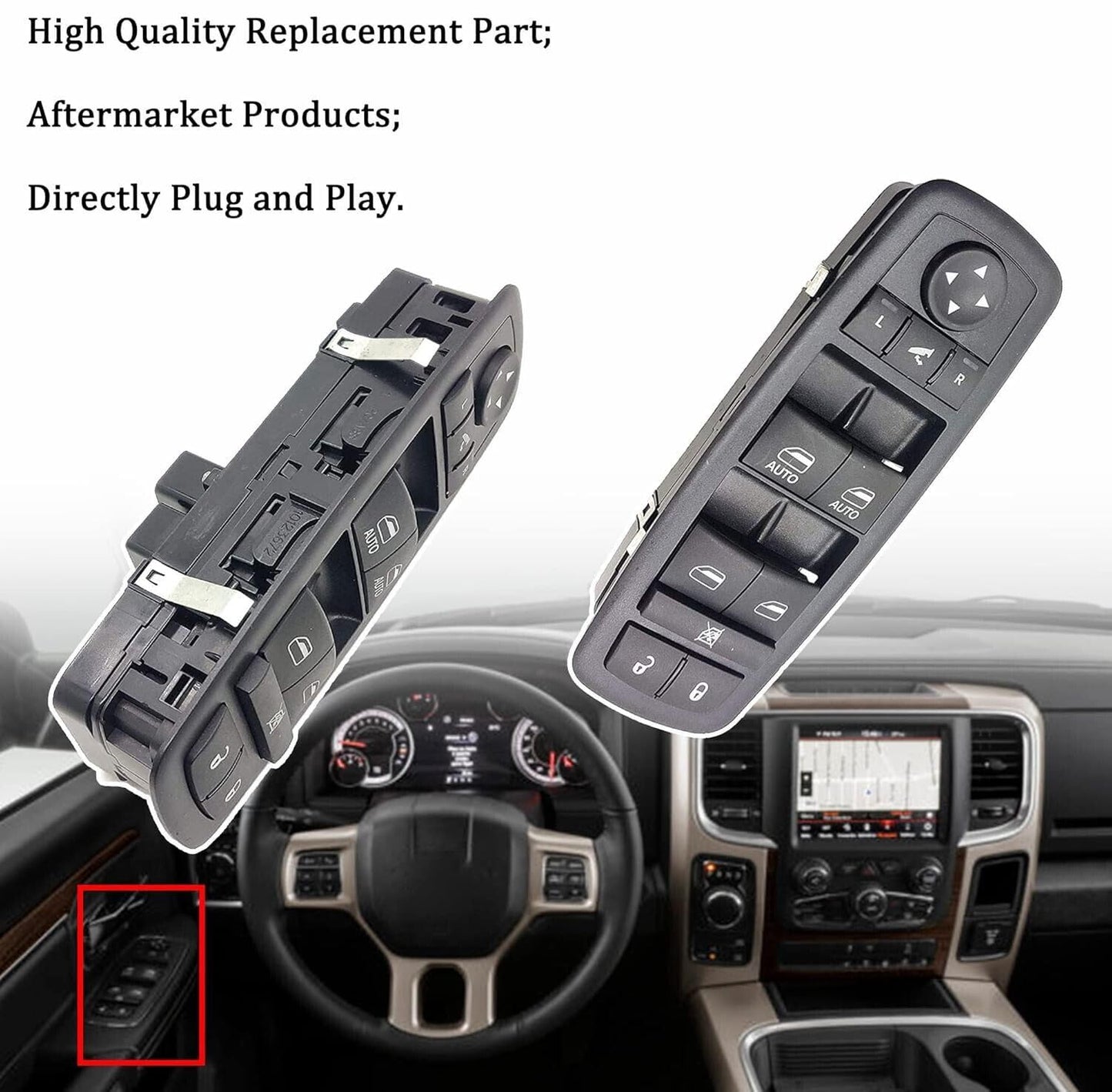 ya 8 8.24 baidi Driver Side Master Power Window Switch 11 Pin for 2016-2018 for Ram 1500 2500 3500