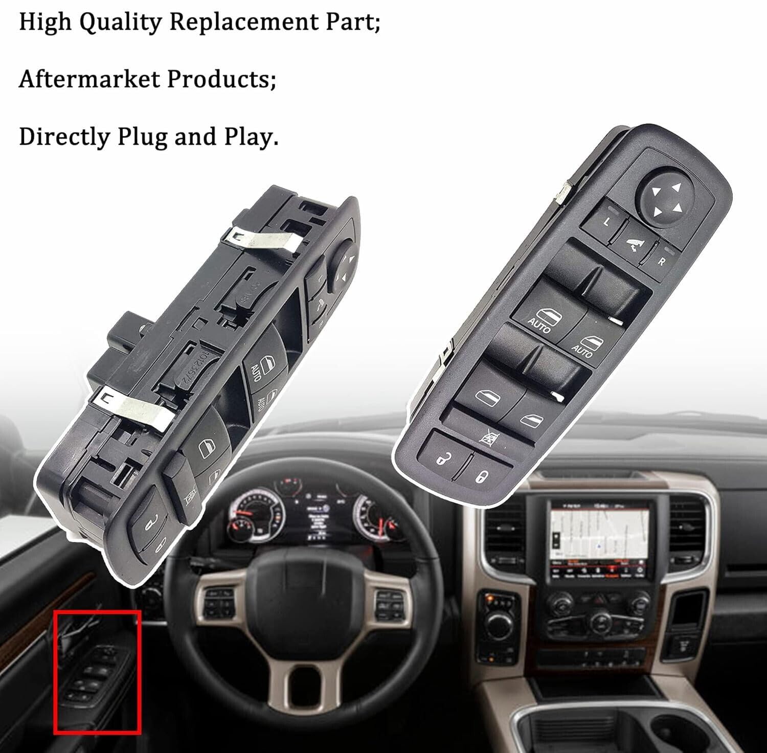ya 8 8.24 baidi Driver Side Master Power Window Switch 11 Pin for 2016-2018 for Ram 1500 2500 3500
