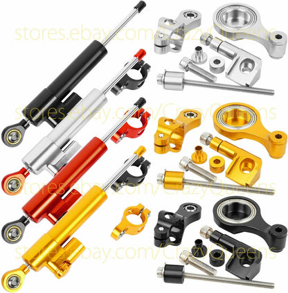 ya 11 9.14 baidifor Yamaha R6 2006-2015 2014 13 Steering Damper Stabilizer Mounting Bracket/Set