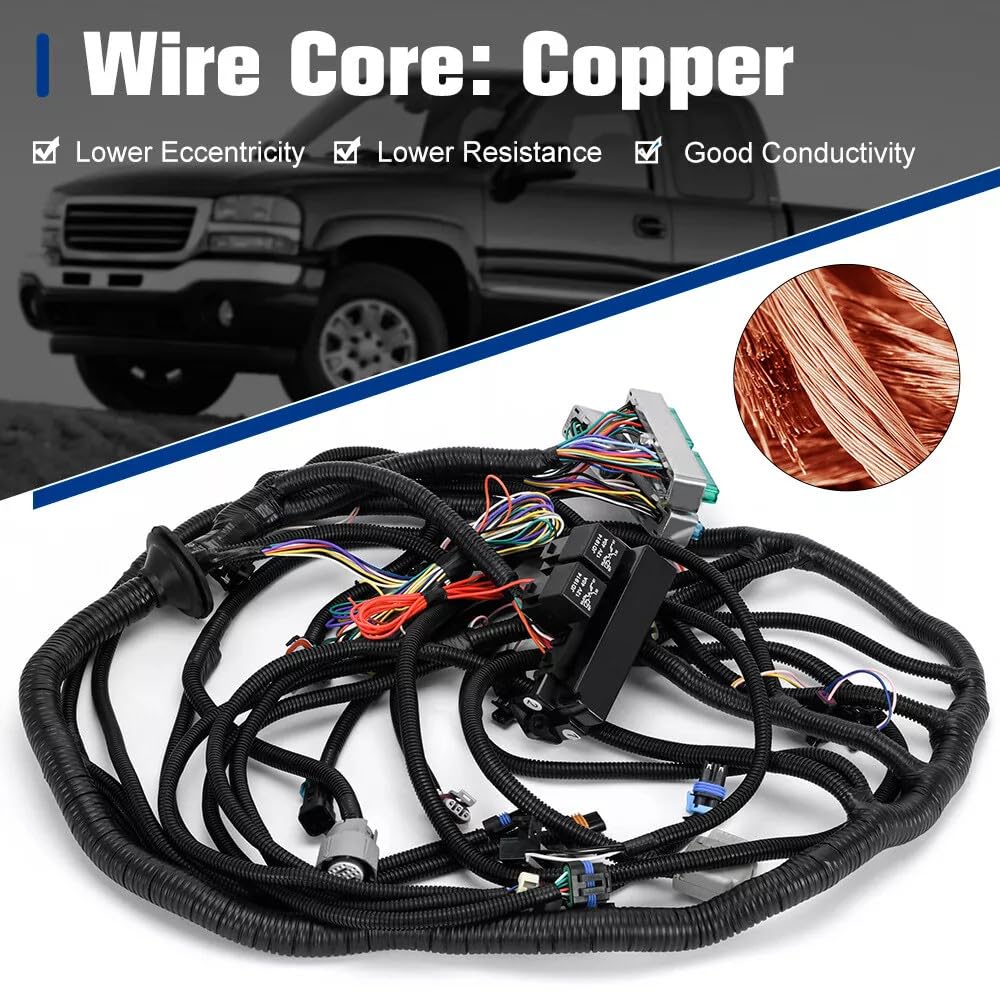 ya 10 9.16 baidi for LS SWAPS DBC 4.8 5.3 6.0 1999-2006 LS1-4L60E Wiring Harness Stand Alone NEW