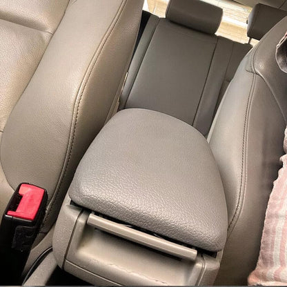 ya 4 8.14 for 2002-2008 for Audi A4 Armrest Center Box Console Lid Cover Beige Leather Replace