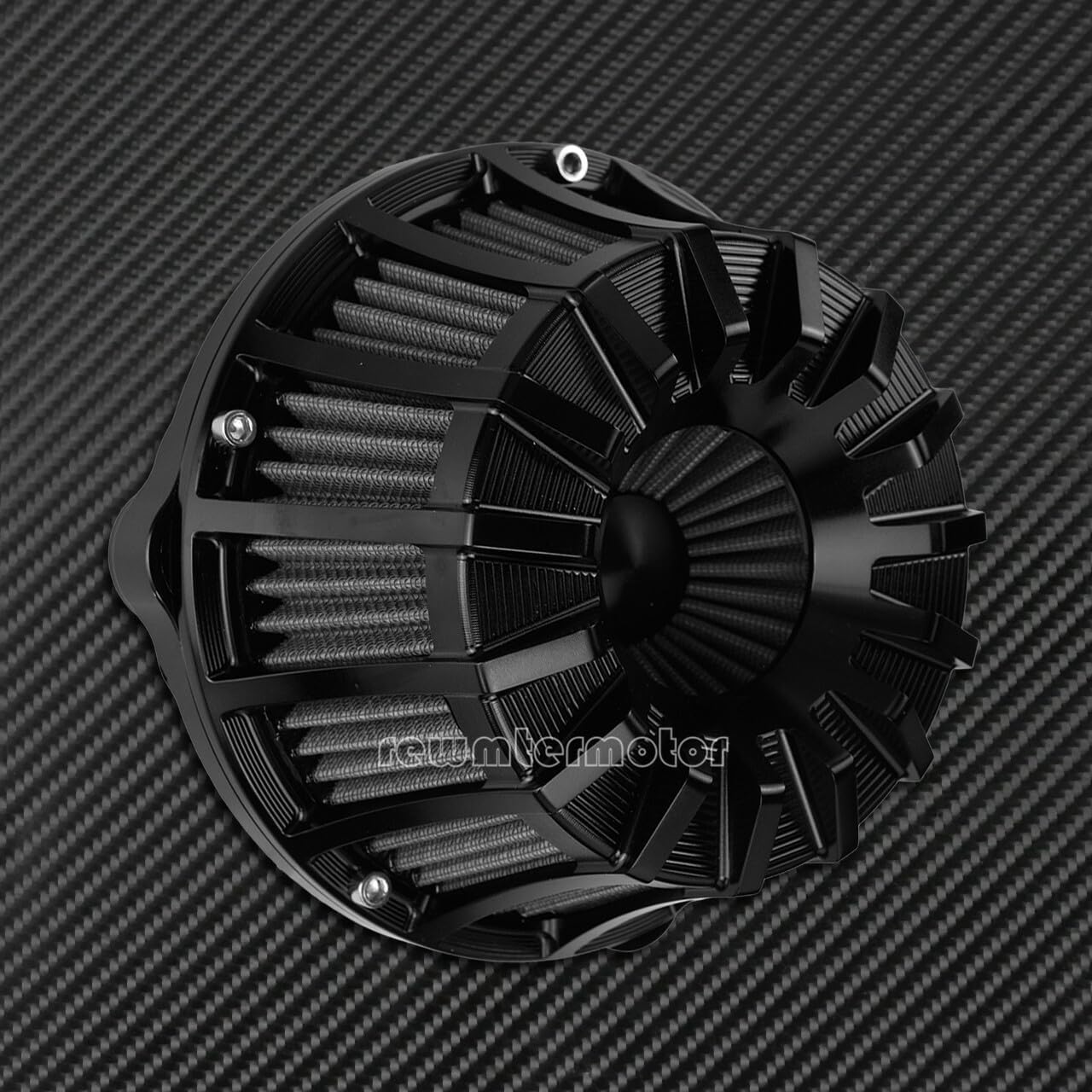 ya 5 8.10 Black Inverted Air Cleaner Intake Filter Fit for Harley Sportster XL 2004-2020