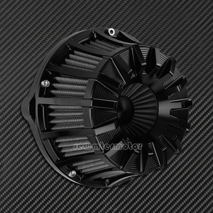 ya 8 8.24 baidi Black Inverted Air Cleaner Intake Filter Fit for Harley Sportster XL 2004-2020