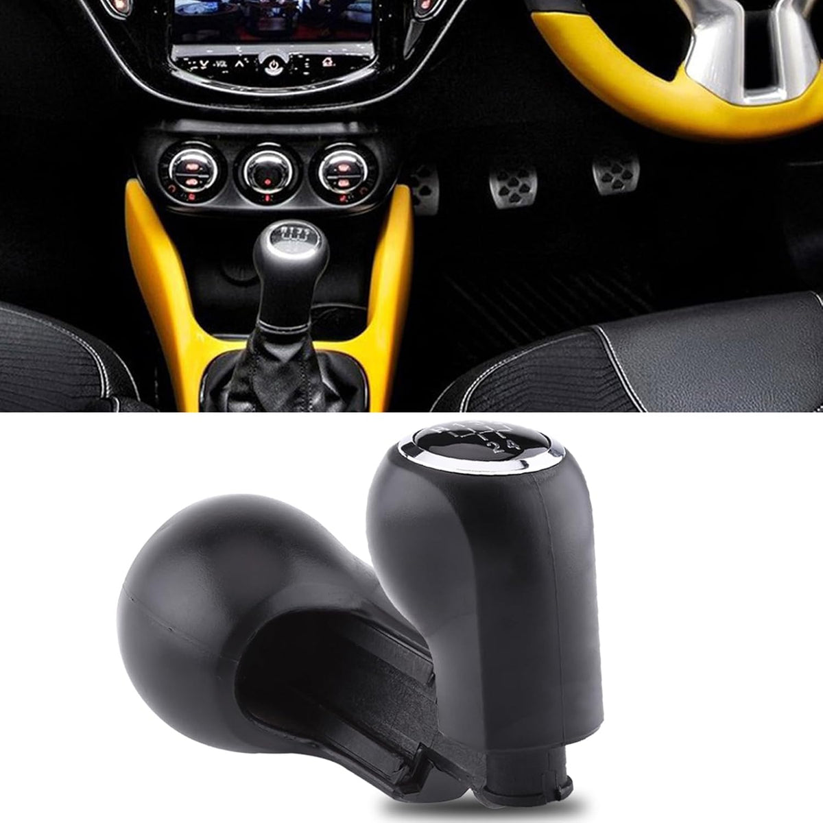 ya 4 8.14 Auto 5 Speed Gear Shift Shifter Knob Stick Head for 2005-2010