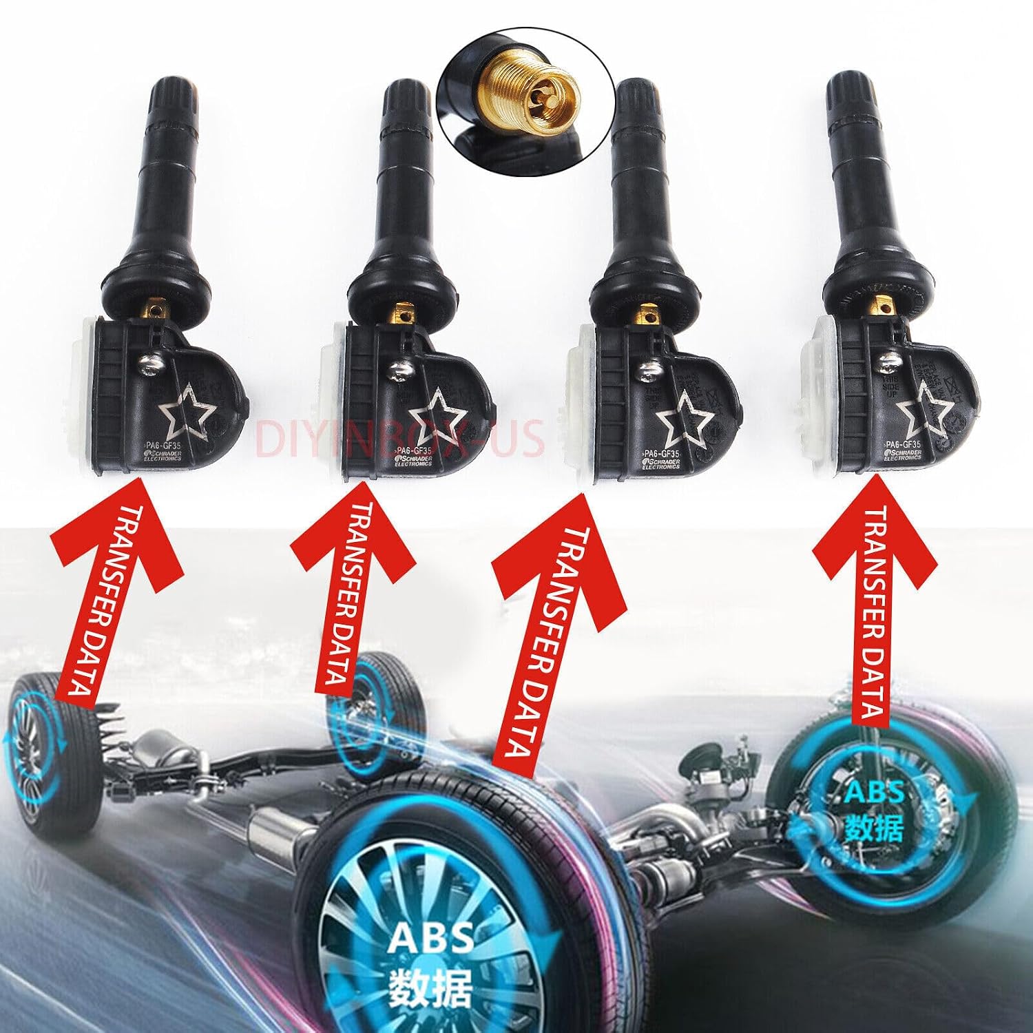 ya 3 8.24 baidi X4 for Universal ACDelco tire Pressure Monitoring Sensor TPMS 13516164 13598771 13598772