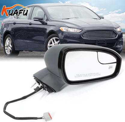 ya 11 9.14 baidiKUAFU Power Mirror Right Side Manual Fold Heated for Ford Fusion 2013-2016