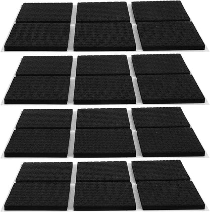 ya 26 10.21 baidi 12PCS Self Adhesive Stops Slide Black Furniture Grippers Stopper Anti Pads