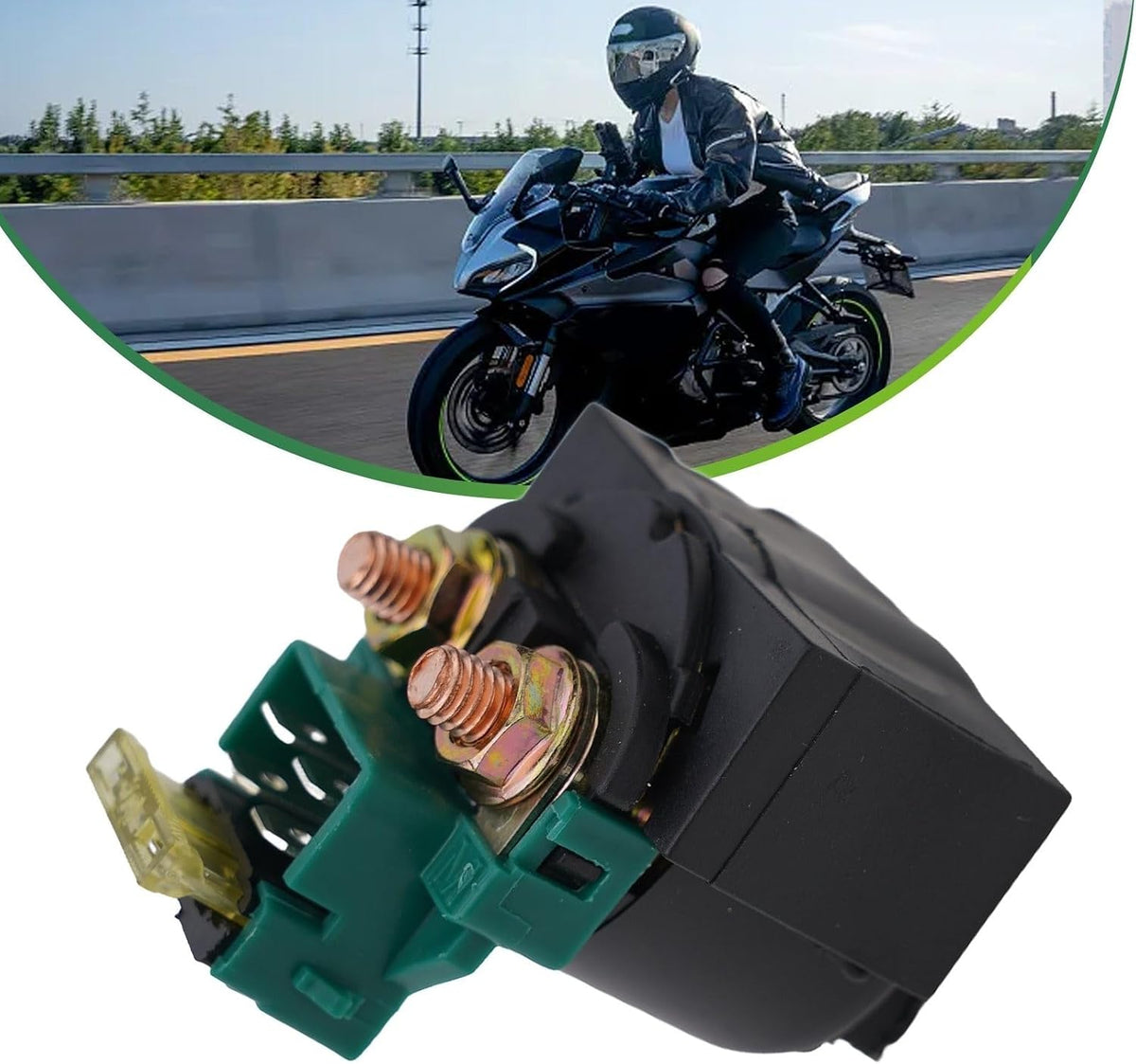ya 23 10.7 baidi New Practical Starter Relay Relay For CF-CFMoto New Solenoid Plastic UTV