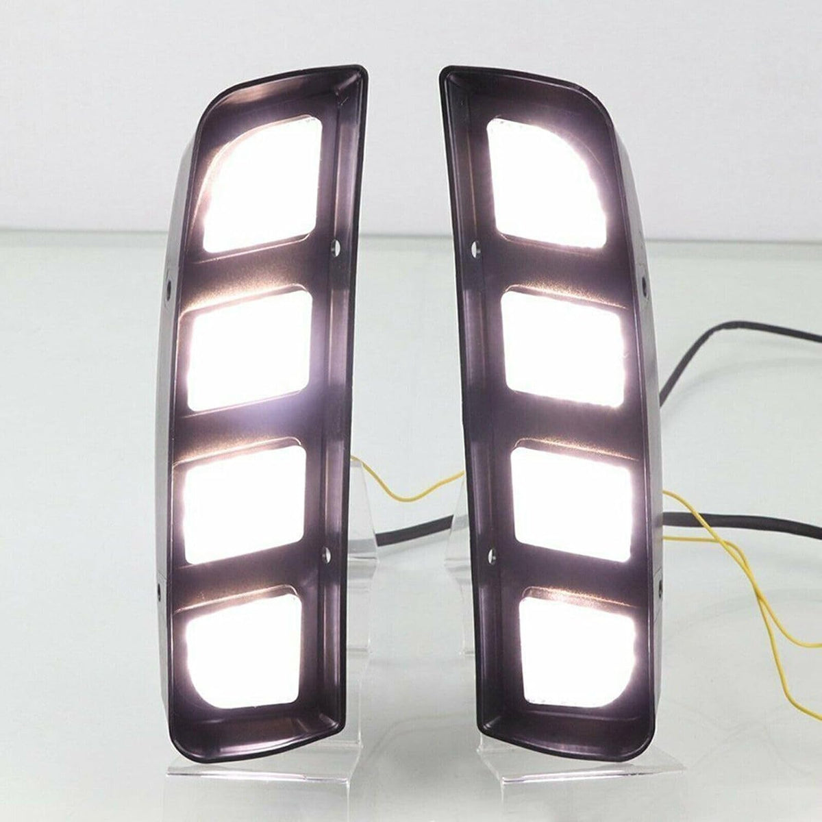 ya 4 8.8 for Honda Civic Type R 2017-2019 LED Daytime Running DRL Signal Lights Fog Lamps