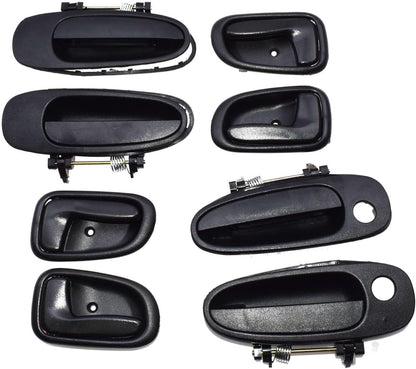 ya 2 8.15 Door Handle Black Outside Black Inside Kit Set 8 for Toyota for Corolla 6920512130