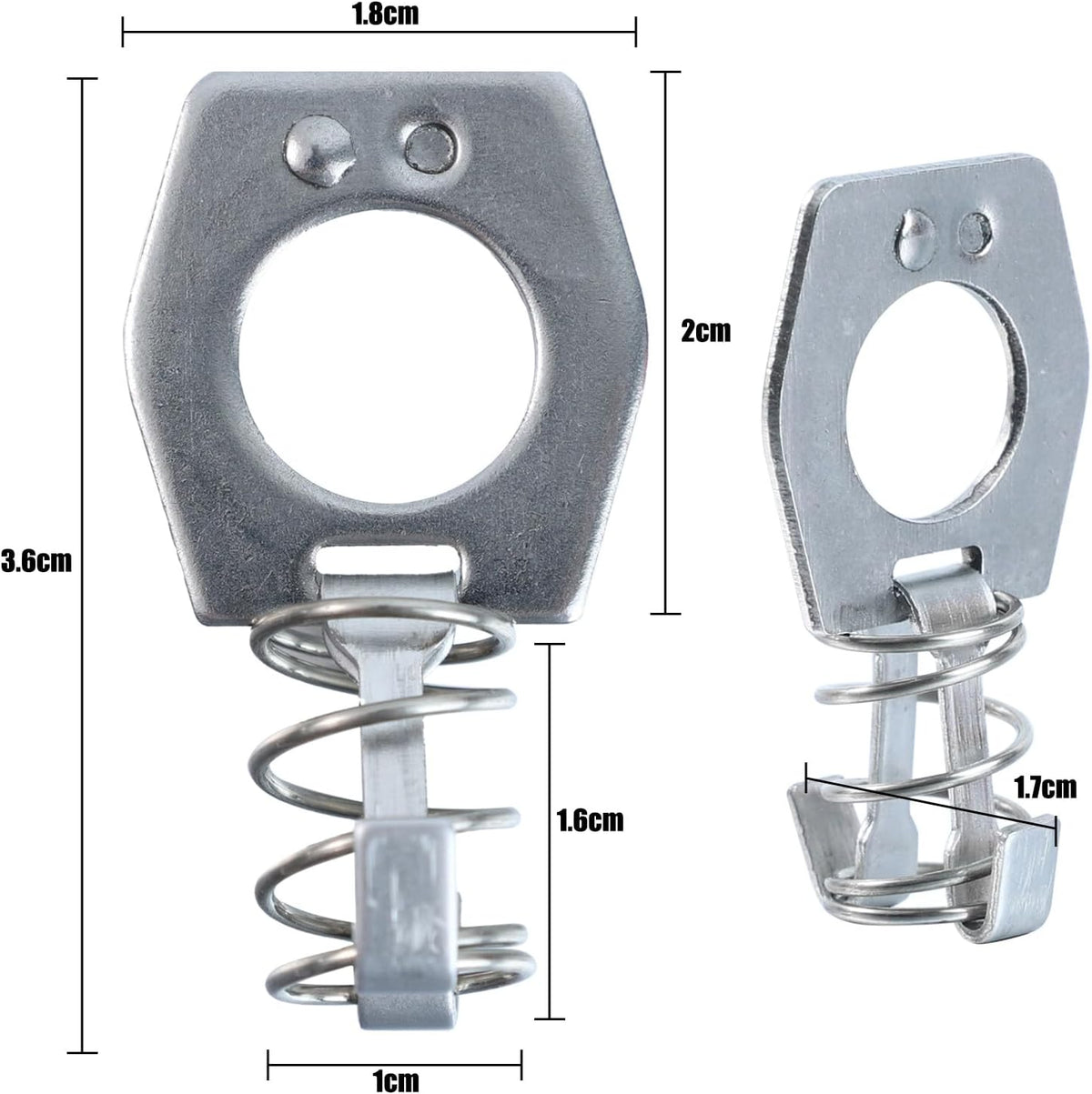 ya 10 9.16 baidi 4X RV Camper Door Latch Lock Fastener Trailer Water Heater Cover Cam Set Durable