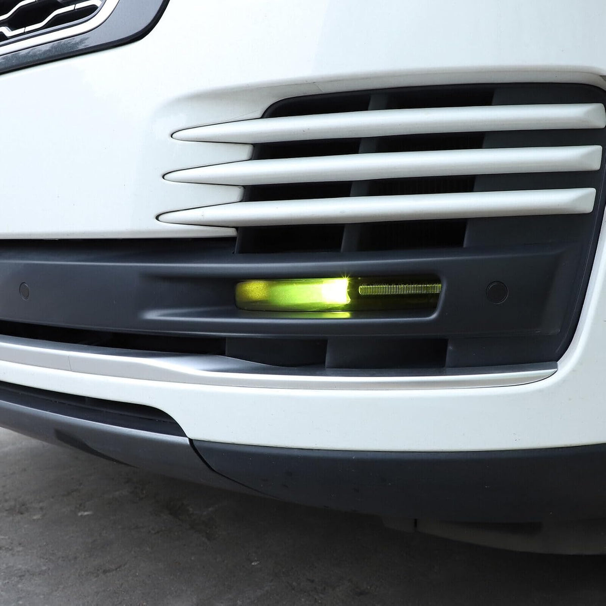 ya 4 8.10 2-piece fog light yellow front tone pre cut decal vinyl suitable for Range Rover Vogue 18-22