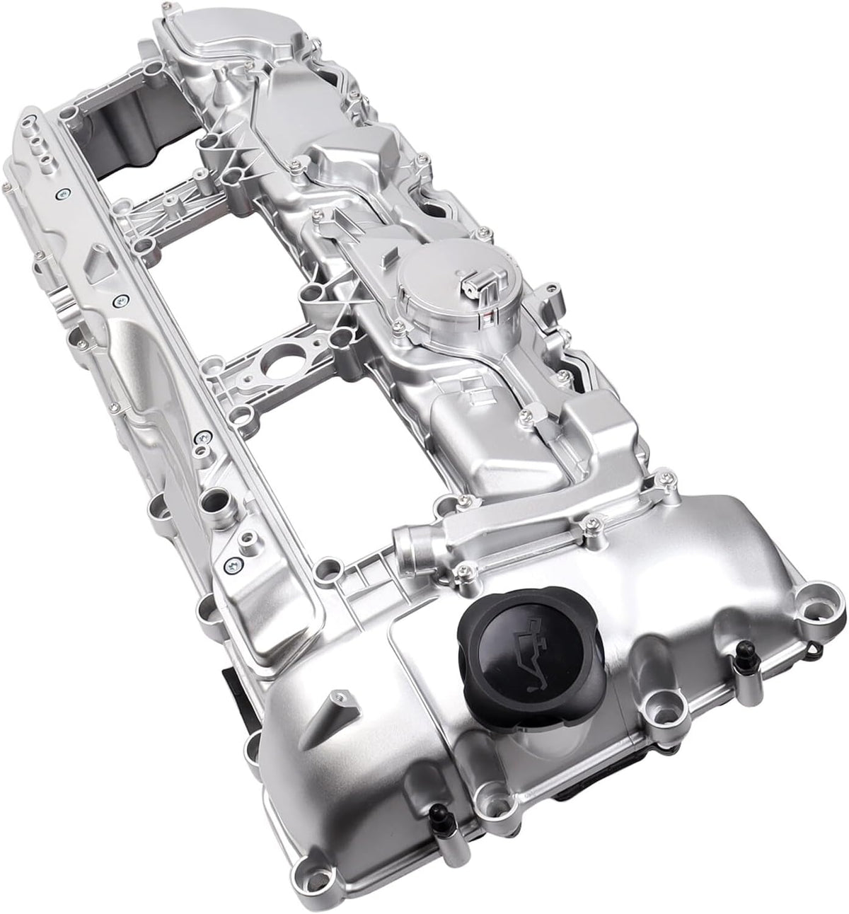 ya 11 9.14 baidiAluminum Valve Cover & Gasket for BMW N55 135i 335i 535i 640i 740i X3 X5 X6 3.0L