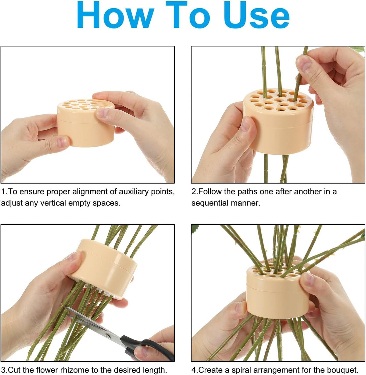 ya 26 10.21 baidi 9 Pcs Spiral Flower Stem Holder, Spiral Stem Holder for DIY, 3Color
