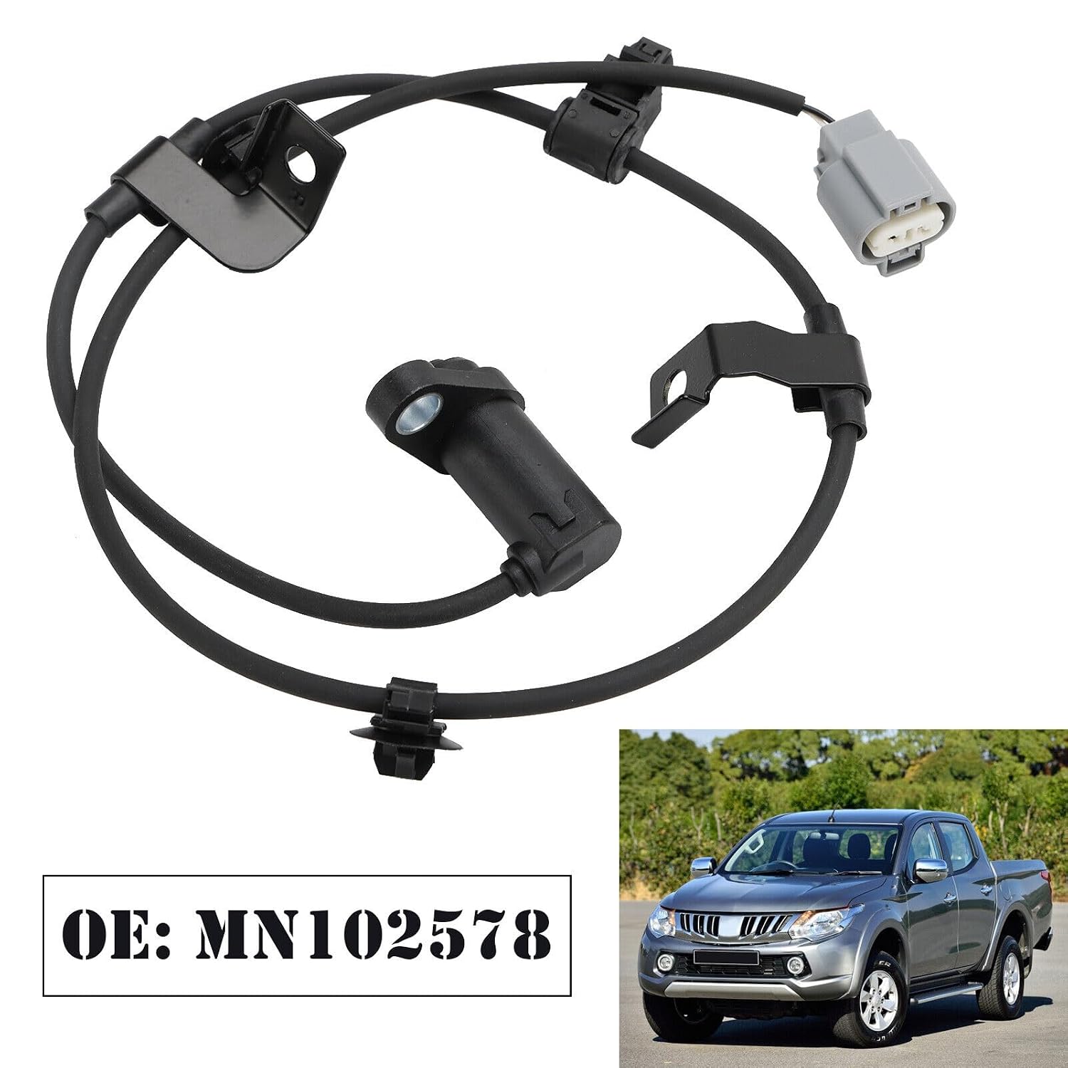 ya 2 8.15 ABS Wheel Speed Sensor Rear Right for Mitsubishi L200 2.5DID B40 MN102578 U1