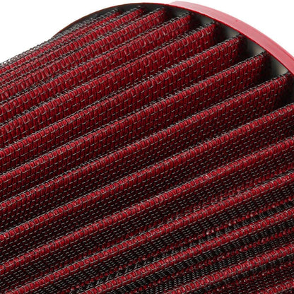 ya 13 9.15 baidi 3 76mm High Flow Inlet Cleaner Dry Filter Cold Air Intake Cone Replacement Red