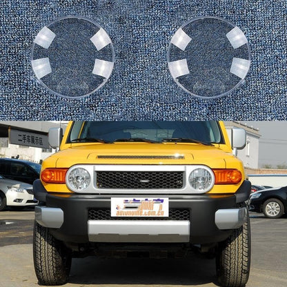 ya 4 8.14 for Toyota FJ Cruiser 2007-2013 20 21 LH+RH Side Light Lens Cover + Glue 2 pcs 